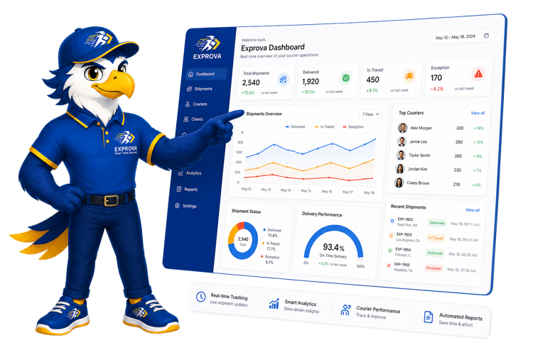 Exprova Dashboard Falcon